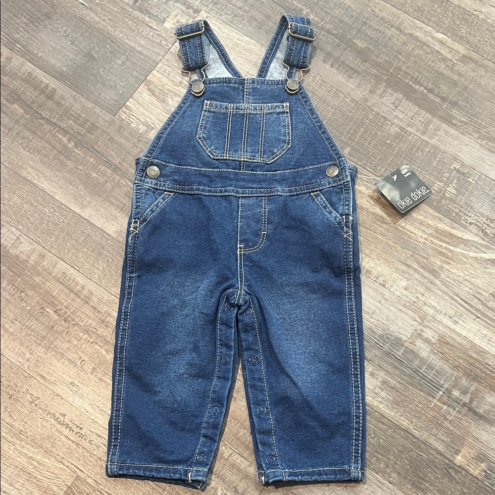 Blue Denim Overalls 6 Months